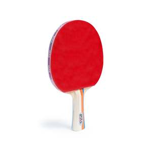Raqueta de Tenis de Mesa Profesional Stag Iconic 3 Estrellas, Material de Madera y Goma con Puntos Largos en la Parte Inferior, Fibra de Carbono, Certificada por la ITTF - Product Image 3
