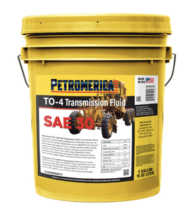 Lubricante Automotriz Antidesgaste Petromerica TO-4 SAE-30, Aceite para Transmisión, Cubeta de 5 Galones - Product Image 1
