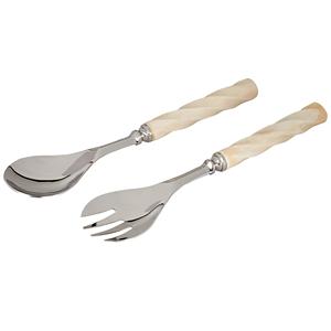 Ensemble de couverts en métal standard de 2 pièces miroir polonais moderne luxe poignée en métal fête maison hôtel couverts de table - Product Image 2