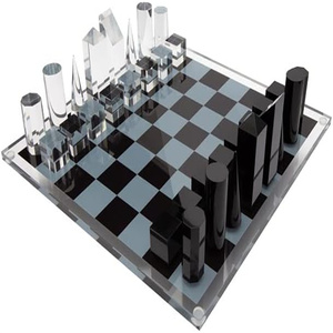 高級ユニークなLuciteアクリルチェスセット - Product Image 6