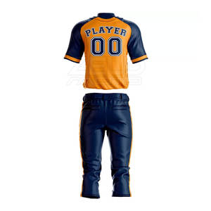 El traje de uniforme de béisbol más popular para conjuntos de ropa de equipo para adultos Precio asequible Uniforme de béisbol - Product Image 2