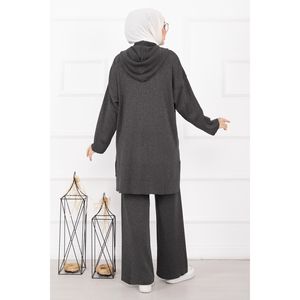 Conjunto de Dos Piezas de Lujo, Transpirable, con Rayas de Piedras y Brillo, Estilo Dulce, Estampado, Corte Holgado para Primavera, Verano, Otoño e Invierno - Product Image 6