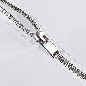 Blouson aviateur de bonne qualité, blouson aviateur blanc pour homme, tissu 100% polyester, blouson aviateur en gros, logo personnalisé - Product Image 4