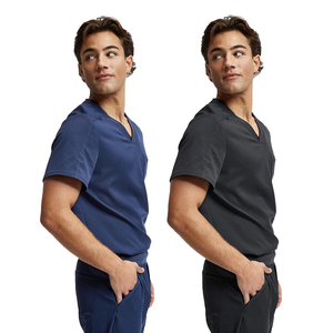 Vêtements de gommage d'infirmière de haute qualité pour hommes, tissu doux anti-rides à séchage rapide, uniformes d'hôpital à la mode - Product Image 6