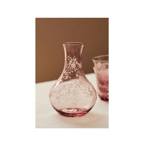 Vase à fleurs en verre de forme antique avec base bulbeuse idéal pour les branches de fleurs sauvages ou les motifs floraux saisonniers - Product Image 2