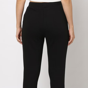 Latest Stylish Custom Solid Color Women Hip Hop Casual <b>Trouser</b> Wholesale Logo Printed Design 100% Cotton Fleece Breathable - Product Image 5