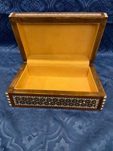 Handcrafted Luxury Bone Inlay Square Pattern High Quality Storage <b>Box</b> for <b>Keepsakes</b> Trinkets Wholesale Price - Product Image 2