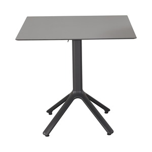 Die-Cast Aluminium Tilting <b>Table</b> Base Height 73 cm with Handle, 4 <b>Adjustable</b> Feet, for Outdoor Cafe Restaurant <b>Tables</b> - Product Image 1