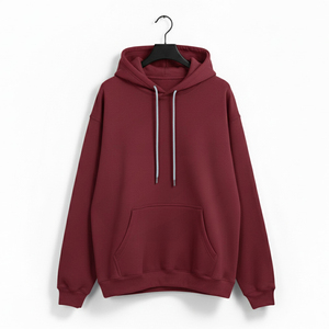Sudadera con Capucha Unisex Básica Lisa, Sudadera de Forro Polar Grueso, Sudadera de Moda Urbana, Fabricante OEM, Suministro Personalizado al por Mayor - Product Image 1