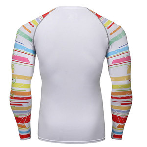 Haut de gamme respirant et écologique en Spandex/Polyester à manches longues pour MMA, tendance en ligne, en promotion avec service OEM - Product Image 3