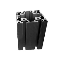 Profilé en aluminium anodisé robuste 8080 T5 à rainures en T pour armoires de machines CNC industrielles et équipements d'automatisation