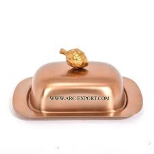 Dernier modèle Vente Plat à beurre grande taille fabriqué à la main Accessoires de maison et de cuisine Plat à beurre moderne de forme personnalisée - Product Image 3