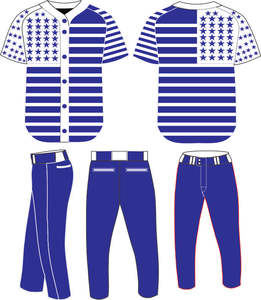 Nouveau modèle d'uniforme de baseball de qualité supérieure de couleur unie pour vêtements de sport - Product Image 1