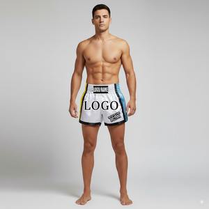 Durable 100% algodón Muay Thai Kick Boxing Shorts Sublimación Fight Shorts de Pakistán Muay Thai Shorts - Product Image 1