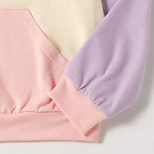 Chándal personalizado con paneles transpirables de algodón 100% para niños, conjunto de Jogger de Jersey de invierno 2025 con traje a juego - Product Image 3