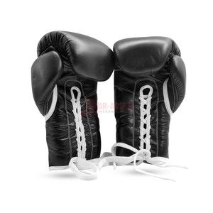1 par de guantes de boxeo de buena calidad, guantes de boxeo con cordones elásticos, guantes de boxeo de cuero - Product Image 2