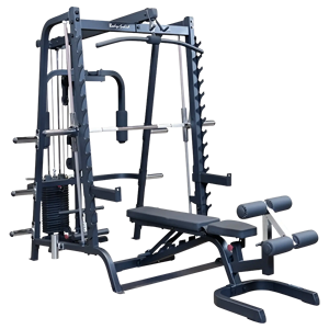 เครื่องออกกำลังกายแบบสมิธแมชชีน รุ่น Body-Solid Series 7 สำหรับการฝึกสควอทและการออกกำลังกายแบบกดทับอย่างมีการแนะนำ - Product Image 5