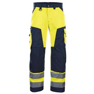 High Quality Safety Workwear Reflective <b>Tapes</b> Polyester Cotton Outdoor Pants High Visibility Multi Pockets Workwear Men Trouser - Product Image 1