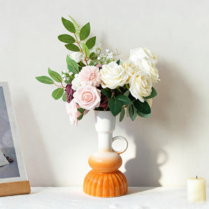 แจกันเซรามิกรูปทรงคลื่น ดีไซน์สร้างสรรค์ ปลายแหลม คุณภาพพรีเมียม สำหรับตกแต่งบ้านและโต๊ะทำงาน ขายส่ง - Product Image 2