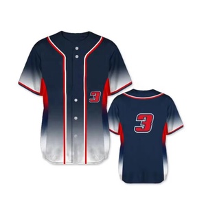 Meilleure vente Ensemble d'uniformes de baseball avec broderie personnalisée de haute qualité Vêtements de sport en polyester fabriqués avec un excellent prix de service - Product Image 1