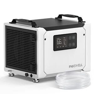 Déshumidificateur Commercial Électrique Moiswell Defender ME-7S Neuf, 70 Pintes/Jour, avec Pompe de Drainage et Dégivrage Automatique pour <span class=keywords><strong>Sous</strong></span>-<span class=keywords><strong>sol</strong></span> et Espace de Crawl - Product Image 1