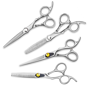 100% Stainless Steel <b>Hair</b> <b>Cutting</b> Scissors Professional Barber 6.5 Inch Hairdressing Regular Scissor Salon <b>Razor</b> - Product Image 1