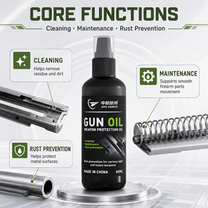 AVIC HANGTE Aceite Sintético en Aerosol para Armas 60ml, Lubricante CLP para Armas, Botella Portátil <span class=keywords><strong>de</strong></span> Aceite para Armas para Mantenimiento Diario <span class=keywords><strong>de</strong></span> Armas <span class=keywords><strong>de</strong></span> <span class=keywords><strong>Fuego</strong></span> - Product Image 3