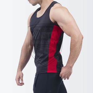 Gilet de gymnastique sans manches respirant pour hommes Logo personnalisé Offre Spéciale Prix de gros Débardeurs pour hommes - Product Image 3