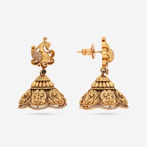 Colgante Étnico Religioso Estilo Antiguo de Aleación de Zinc con Forma de Campana 188055 y Patrón de Corazón para Bodas y Fiestas, con Perlas y Diamantes - Product Image 4