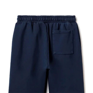 Pantalones apilados sueltos personalizados para hombre, pantalones de chándal rectos para correr de Color sólido, pantalones de chándal acampanados con corte de bota y estampado de logotipo para hombre - Product Image 3