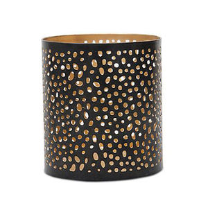 Décoration de Noël support votif en métal support votif ange conception perforée lanterne décorative bougeoir - Product Image 2