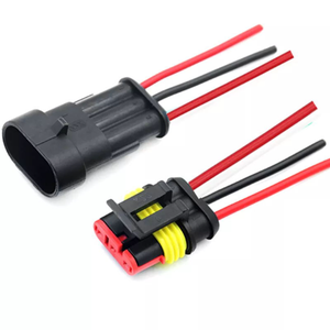 AMP 1.5 Su Geçirmez Otomotiv Konnektör Kablosu DJ7021 Erkek/Dişi Fiş, 1.5mm, IP67 Su Geçirmez Kablo Demeti - Product Image 1