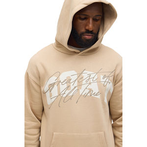 ชุดวอร์มผู้ชายคุณภาพสูงแบบกำหนดเอง เสื้อฮู้ดแบบสวมหัว ชุดลำลองผ้าฟลีซฝ้าย 100% สไตล์สตรีทแวร์ ออกแบบโลโก้ตามสั่ง - Product Image 4