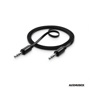 Cable de Audio y Video AUXMUSICK de 1m, Conector Jack 3.5mm, Color Negro - Product Image 3
