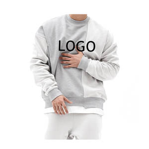 OEM personalizado de los hombres de estilo de la calle Jersey térmico de moda impreso patrón de tela de lana 100% algodón a granel sudadera de invierno - Product Image 3