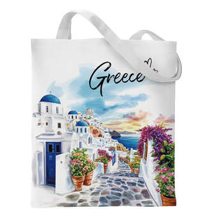 Sac fourre-tout grec Apreal, écologique, réutilisable, pour les courses, la plage et l'usage quotidien - Product Image 1