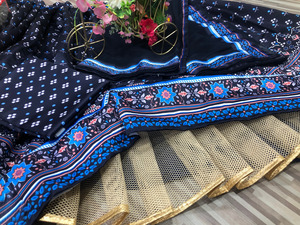 Blue Eyes Calidad Premium Lehenga Para Mujer Por Fabzone - Product Image 6