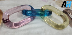 ห่วงโซ่อะคริลิคติดผนังที่ทันสมัยทำด้วยมือของตกแต่งบ้านเคลือบน่ารักแขวนได้ตามต้องการ - Product Image 5