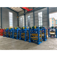 Machine à fabriquer des briques par vibration hydraulique certifiée CE QT4-15 pour la ligne de briqueterie de recyclage des déchets de construction