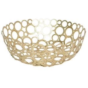 Highly Decorative Structured <b>Metal</b> Aluminium Fruit <b>Bowls</b> Top Leading Design Serving ware Decor Fruit <b>Bowls</b> At Low Price - Product Image 5