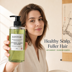 Shampooing Volumisant Anti-Pelliculaire à l'Armoise Douce OEM 400ml, Apaisant le Cuir Chevelu au Cèdre, Sans Sulfate, Marque Privée, Vente en Gros - Product Image 3