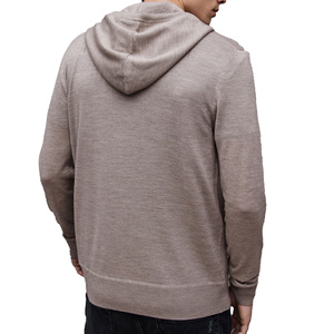 Sweat-shirt à capuche zippé en coton pour homme, design personnalisé, manches longues, séchage rapide, léger, vente directe à prix avantageux pour homme - Product Image 2
