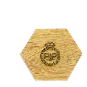 ชุดที่รองแก้วไม้สักหกเหลี่ยมสไตล์มินิมอลลิสต์เป็นมิตรกับสิ่งแวดล้อมป้องกันเครื่องดื่มสำหรับตกแต่งบ้านวันเกิด-ของตกแต่ง - Product Image 5