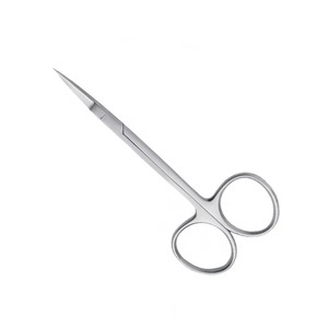 Ciseaux chirurgicaux pour iris en acier inoxydable, pointe fine et tranchante, conception de précision, idéal pour les cliniques ophtalmiques, dentaires et les procédures médicales - Product Image 2