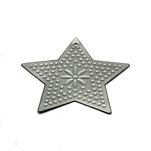 Posavasos de estrella de hierro de calibre 23 DE Color dorado de diseño moderno, mesa decorativa de Navidad personalizada para uso doméstico a granel - Product Image 2