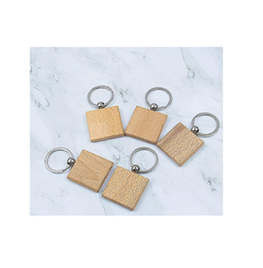 Porte-clés en bois design Porte-clés gravé et en bois Porte-clés de maison avec logo laser à utiliser pour Offre Spéciale produit - Product Image 1