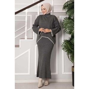 Vestido Corto Cosido Pastor Humo - Product Image 3