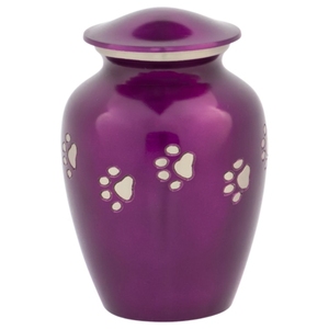 Urne pour animaux de compagnie en cuivre fini antique urne pour animaux de compagnie en métal nouvellement lancée avec des empreintes de pattes personnalisées et finie en vrac à des prix de gros à bas prix - Product Image 6