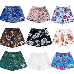 Pantalones cortos de malla de baloncesto para correr de verano Unisex de alta calidad, transpirables, de talla grande para hombre, venta al por mayor, logotipo personalizado High Street - Product Image 1