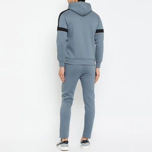 Vêtements de sport tendance, survêtement personnalisé pour homme, ensemble à manches longues et à séchage rapide, survêtement uni - Product Image 3